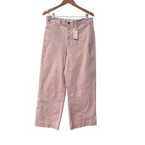 Marine Layer Bridget Crop Wide Leg Pant Size 14 In Peach Whip Color New With Tag